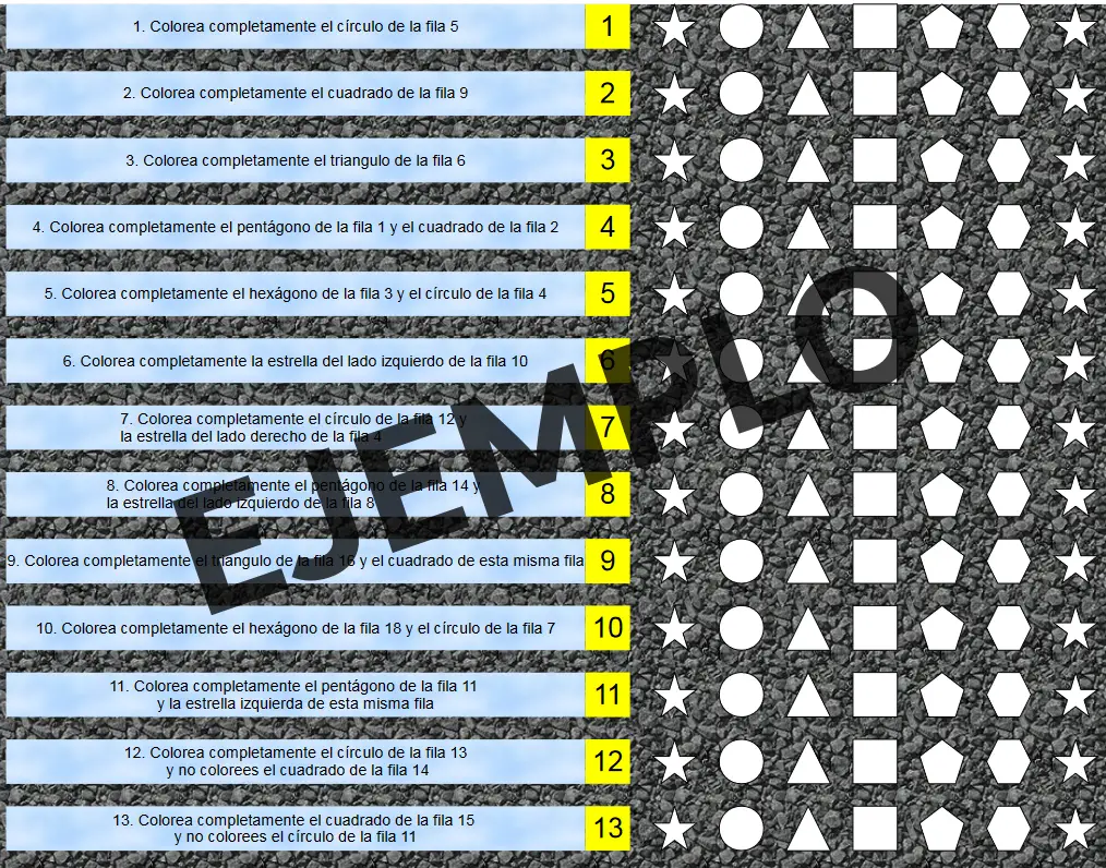 Ejemplo examen psicométrico IMSS 3