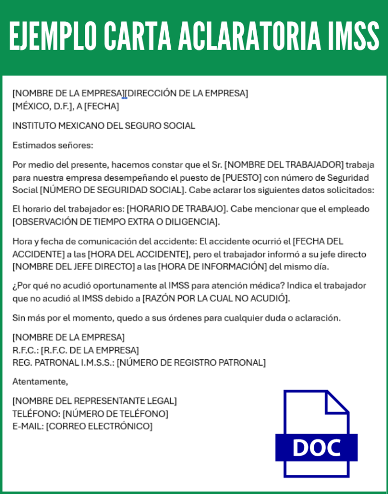 Carta Aclaratoria Imss C Mo Hacer Una Y Ejemplos